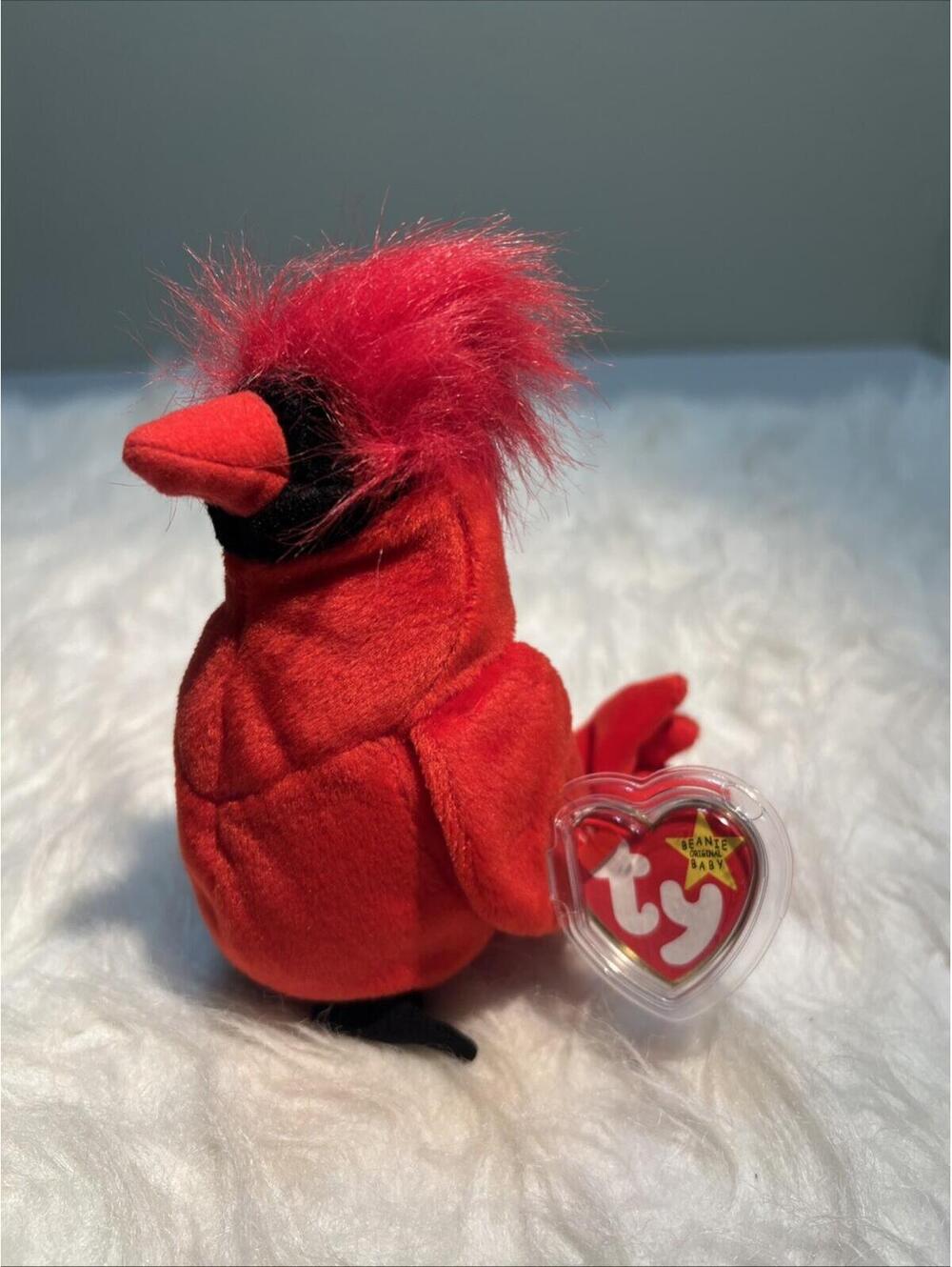TY Beanie Baby - MAC the Cardinal (5 inch) - MWMTs Stuffed Animal Toy